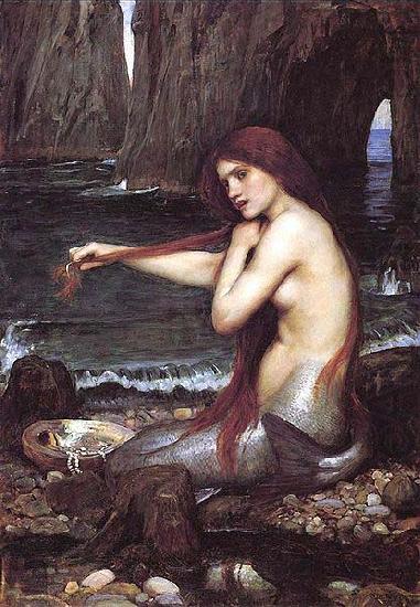 John William Waterhouse The Mermaid oil painting picture
